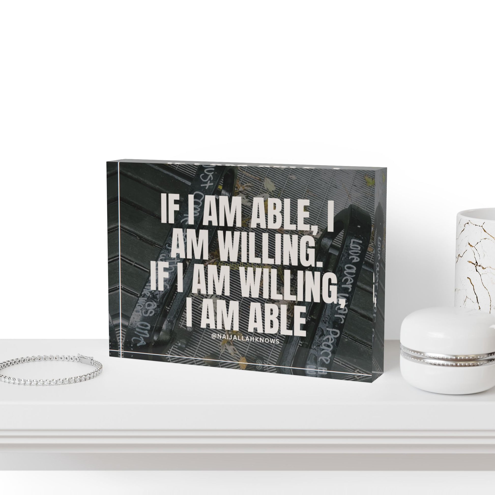 ABLE Reminder Desk Block