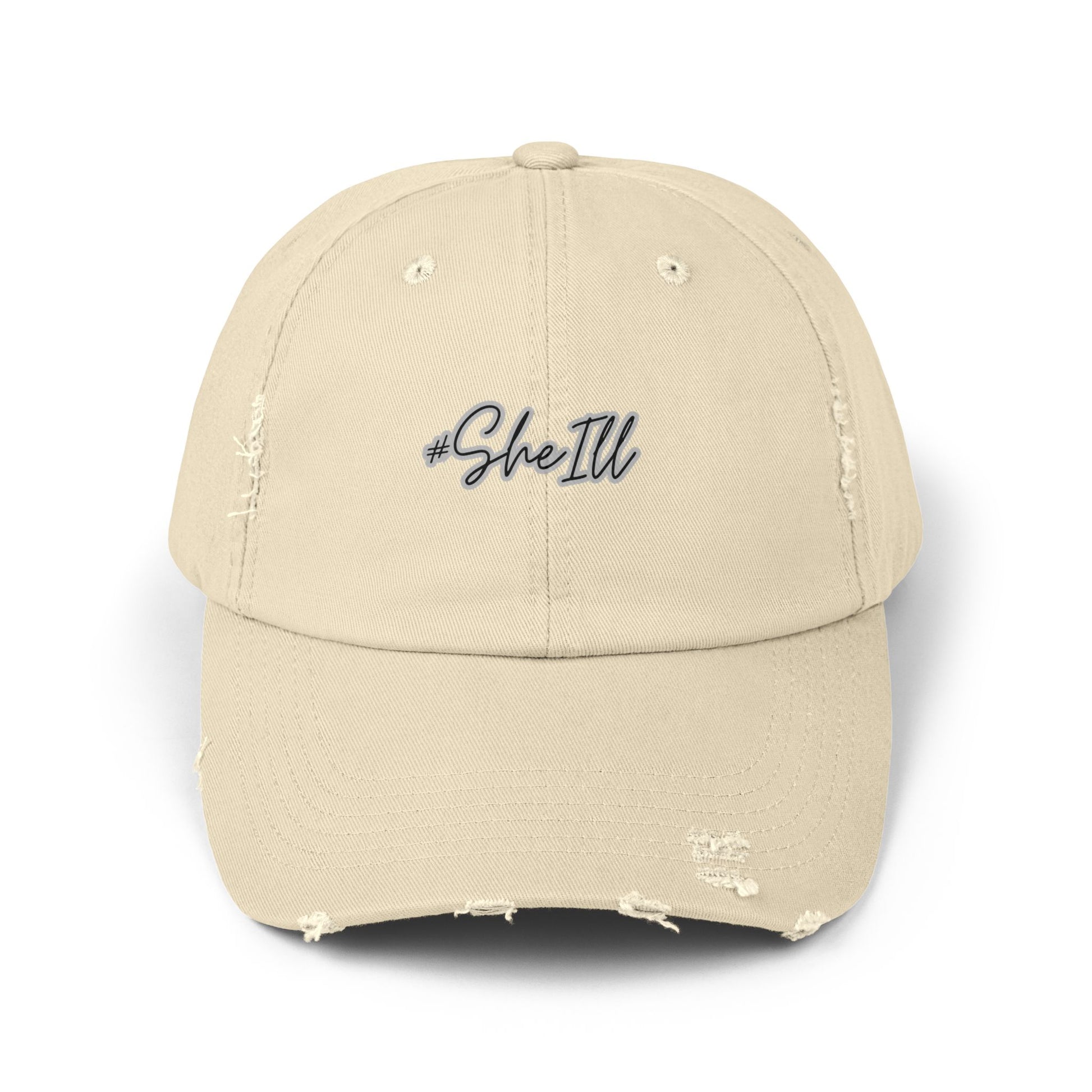 #SheIll Unisex Distressed Cap